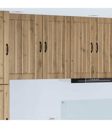 vidaXL Wall Cabinet LUCCA Artisan Oak 40 x 31 x 80 cm Engineered Wood — Model: 1x wall cabinet (1 door)