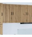 vidaXL Wall Cabinet LUCCA Artisan Oak 40 x 31 x 80 cm Engineered Wood — Model: 1x wall cabinet (1 door)