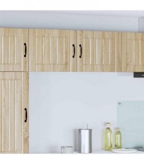 vidaXL Wall Cabinet LUCCA Sonoma Oak 50 x 31 x 40 cm Engineered Wood — Model: 1x wall cabinet (1 door)