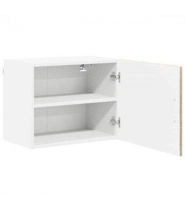 vidaXL Wall Cabinet LUCCA Sonoma Oak 50 x 31 x 40 cm Engineered Wood — Model: 1x wall cabinet (1 door)