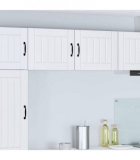 vidaXL Wall Cabinet LUCCA White 50 x 31 x 40 cm Engineered Wood — Model: 1x wall cabinet (1 door)