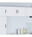 vidaXL Wall Cabinet LUCCA White 50 x 31 x 40 cm Engineered Wood — Model: 1x wall cabinet (1 door)