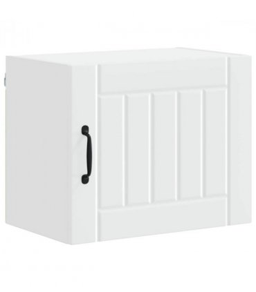 vidaXL Wall Cabinet LUCCA White 50 x 31 x 40 cm Engineered Wood — Model: 1x wall cabinet (1 door)