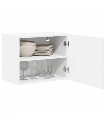 vidaXL Wall Cabinet LUCCA White 50 x 31 x 40 cm Engineered Wood — Model: 1x wall cabinet (1 door)