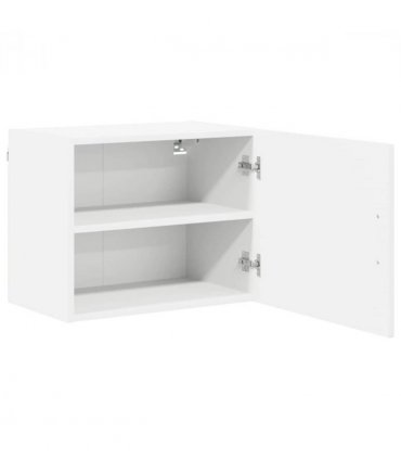 vidaXL Wall Cabinet LUCCA White 50 x 31 x 40 cm Engineered Wood — Model: 1x wall cabinet (1 door)