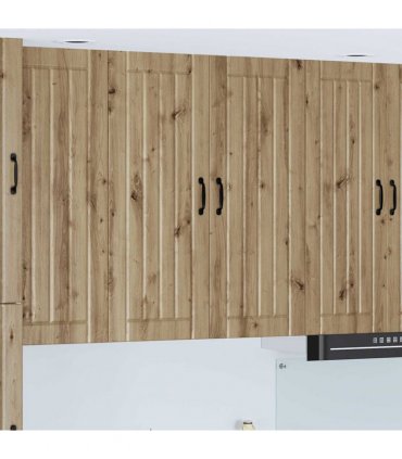 vidaXL Wall Cabinet LUCCA Artisan Oak 80 x 31 x 100 cm Engineered Wood — Model: 1x wall cabinet (2 doors)