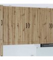 vidaXL Wall Cabinet LUCCA Artisan Oak 80 x 31 x 100 cm Engineered Wood — Model: 1x wall cabinet (2 doors)