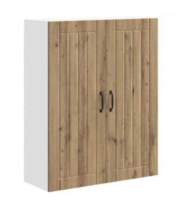 vidaXL Wall Cabinet LUCCA Artisan Oak 80 x 31 x 100 cm Engineered Wood — Model: 1x wall cabinet (2 doors)