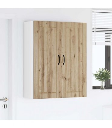 vidaXL Wall Cabinet LUCCA Artisan Oak 80 x 31 x 100 cm Engineered Wood — Model: 1x wall cabinet (2 doors)
