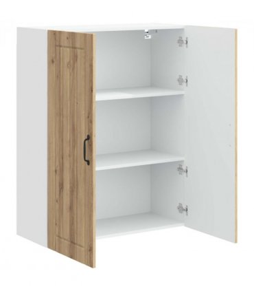 vidaXL Wall Cabinet LUCCA Artisan Oak 80 x 31 x 100 cm Engineered Wood — Model: 1x wall cabinet (2 doors)