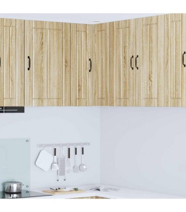 vidaXL Wall Corner Cabinet LUCCA Sonoma Oak 57 x 57 x 80 cm — Model: 1x wall corner cabinet