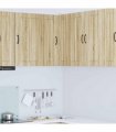 vidaXL Wall Corner Cabinet LUCCA Sonoma Oak 57 x 57 x 80 cm — Model: 1x wall corner cabinet
