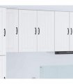 vidaXL Wall Cabinet LUCCA White 80 x 31 x 80 cm Engineered Wood — Model: 1x wall cabinet (2 doors)