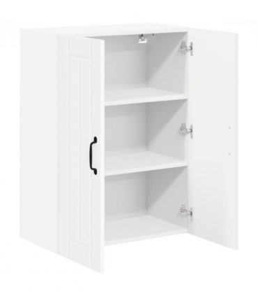 vidaXL Kitchen Cabinet White 60 x 31 x 80 cm Engineered Wood — Model: 1x wall glass cabinet (2 doors)
