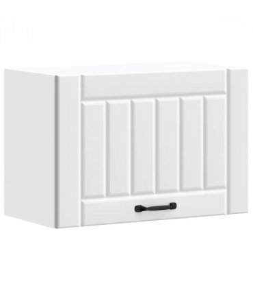 vidaXL Kitchen Wall Cabinet Lucca White Engineered Wood — Size: 60 x 31 x 40 cm, Model: 1x wall cabinet (1 flap door)