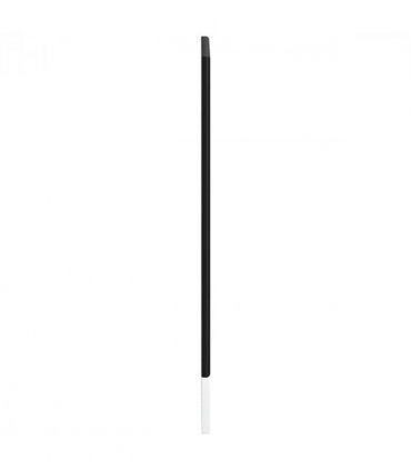 vidaXL Dishwasher Panel Lucca Black Engineered Wood — Size: 60 x 1.5 x 67 cm, Model: 1x dishwasher panel