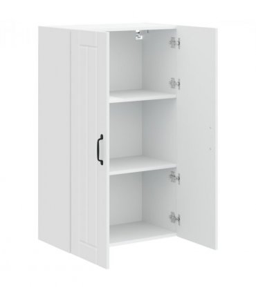 vidaXL Wall Cabinet LUCCA High Gloss White 60 x 31 x 100 cm — Model: 1x wall cabinet (2 doors)