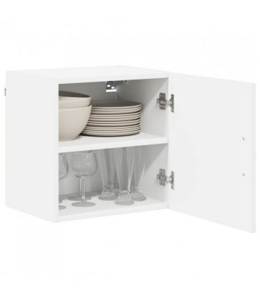 vidaXL Wall Cabinet LUCCA 2 pcs White 40 x 31 x 40 cm Engineered Wood — Model: 2x wall cabinet (1 door)