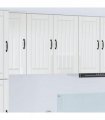 vidaXL Wall Cabinet LUCCA High Gloss White 80 x 31 x 80 cm — Model: 1x wall cabinet (2 doors)