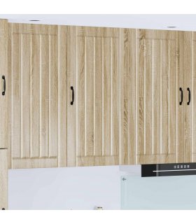vidaXL Wall Cabinet LUCCA Sonoma Oak 50 x 31 x 100 cm Engineered Wood — Model: 1x wall cabinet (1 door)