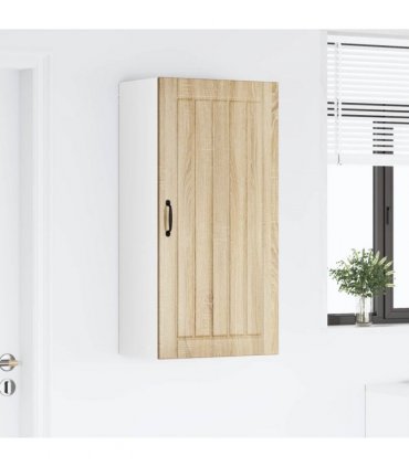 vidaXL Wall Cabinet LUCCA Sonoma Oak 50 x 31 x 100 cm Engineered Wood — Model: 1x wall cabinet (1 door)