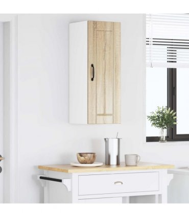 vidaXL Wall Cabinet LUCCA Sonoma Oak 30 x 31 x 80 cm Engineered Wood — Model: 1x wall cabinet (1 door)