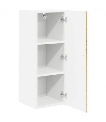 vidaXL Wall Cabinet LUCCA Sonoma Oak 30 x 31 x 80 cm Engineered Wood — Model: 1x wall cabinet (1 door)