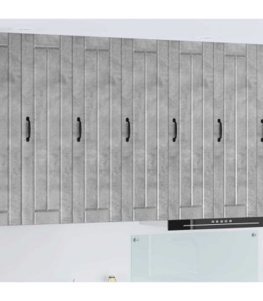 vidaXL Wall Cabinet LUCCA Concrete Grey 30 x 31 x 100 cm — Model: 1x wall cabinet (1 door)