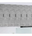 vidaXL Wall Cabinet LUCCA Concrete Grey 30 x 31 x 100 cm — Model: 1x wall cabinet (1 door)