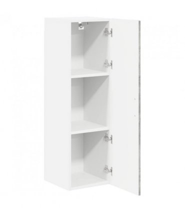 vidaXL Wall Cabinet LUCCA Concrete Grey 30 x 31 x 100 cm — Model: 1x wall cabinet (1 door)