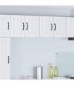 vidaXL Wall Cabinet LUCCA 2 pcs White 60 x 31 x 40 cm Engineered Wood — Model: 2x wall cabinet (2 doors)