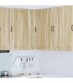 vidaXL Wall Corner Cabinet LUCCA Sonoma Oak 57 x 57 x 100 cm — Model: 1x wall corner cabinet