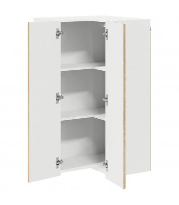 vidaXL Wall Corner Cabinet LUCCA Sonoma Oak 57 x 57 x 100 cm — Model: 1x wall corner cabinet
