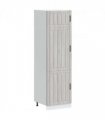 vidaXL Kitchen Cupboard Lucca Grey Sonoma Engineered Wood — Colour: concrete grey, Size: 60 x 57 x 207 cm, Model: 1x cupboard