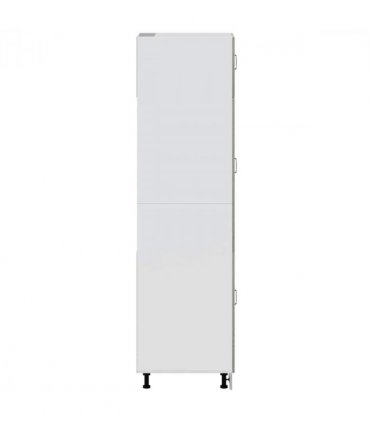 vidaXL Kitchen Cupboard Lucca Grey Sonoma Engineered Wood — Colour: concrete grey, Size: 60 x 57 x 207 cm, Model: 1x cupboard