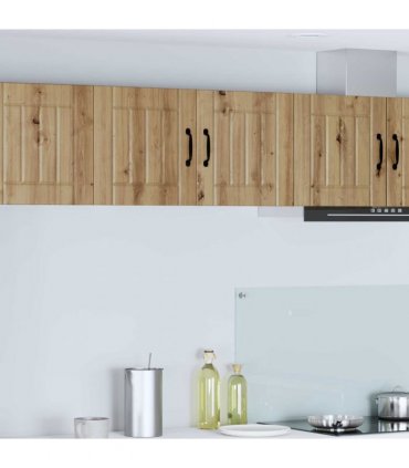 vidaXL Wall Cabinet LUCCA Artisan Oak 80 x 31 x 40 cm Engineered Wood — Model: 1x wall cabinet (2 doors)