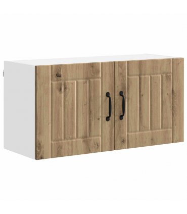 vidaXL Wall Cabinet LUCCA Artisan Oak 80 x 31 x 40 cm Engineered Wood — Model: 1x wall cabinet (2 doors)