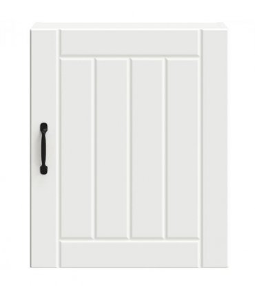 vidaXL Kitchen Wall Cabinet Lucca White Engineered Wood — Size: 50 x 31 x 60 cm, Model: 1x wall cabinet (1 door)