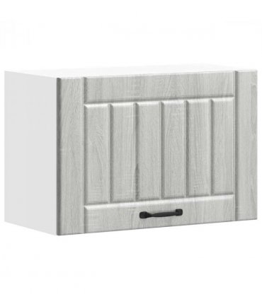 vidaXL Kitchen Wall Cabinet Lucca Grey Sonoma Engineered Wood — Size: 60 x 31 x 40 cm, Model: 1x wall cabinet (1 flap door)