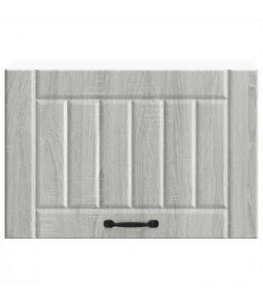 vidaXL Kitchen Wall Cabinet Lucca Grey Sonoma Engineered Wood — Size: 60 x 31 x 40 cm, Model: 1x wall cabinet (1 flap door)