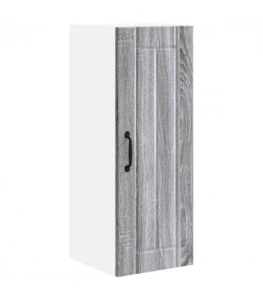 vidaXL Wall Cabinet LUCCA 2 pcs Grey Sonoma 30 x 31 x 80 cm — Model: 2x wall cabinet (1 door)