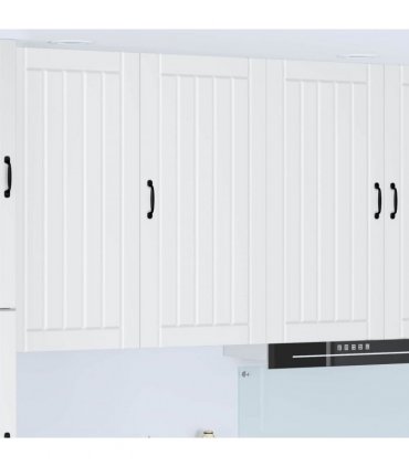 vidaXL Wall Cabinet LUCCA White 50 x 31 x 100 cm Engineered Wood — Model: 1x wall cabinet (1 door)