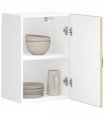 vidaXL Kitchen Wall Cabinet Lucca Sonoma Oak Engineered Wood — Size: 40 x 31 x 60 cm, Model: 1x wall cabinet (1 door)