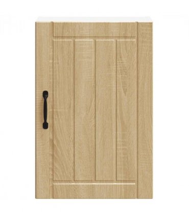 vidaXL Kitchen Wall Cabinet Lucca Sonoma Oak Engineered Wood — Size: 40 x 31 x 60 cm, Model: 1x wall cabinet (1 door)