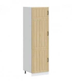 vidaXL Kitchen Cupboard Lucca Sonoma Oak Engineered Wood — Size: 60 x 57 x 207 cm, Model: 1x cupboard