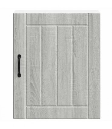 vidaXL Kitchen Wall Cabinet Lucca Grey Sonoma Engineered Wood — Size: 50 x 31 x 60 cm, Model: 1x wall cabinet (1 door)