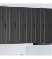 vidaXL Wall Cabinet LUCCA Black 30 x 31 x 100 cm Engineered Wood — Model: 1x wall cabinet (1 door)