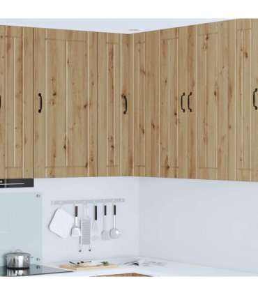 vidaXL Wall Corner Cabinet LUCCA Artisan Oak 57 x 57 x 100 cm — Model: 1x wall corner cabinet