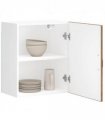 vidaXL Kitchen Wall Cabinet Lucca Old Wood Engineered Wood — Size: 50 x 31 x 60 cm, Model: 1x wall cabinet (1 door)