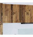 vidaXL Wall Cabinet LUCCA Old Wood 40 x 31 x 80 cm Engineered Wood — Model: 1x wall cabinet (1 door)